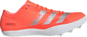 Adidas Adizero Long Jump 'Signal Coral' Cleats, Orange