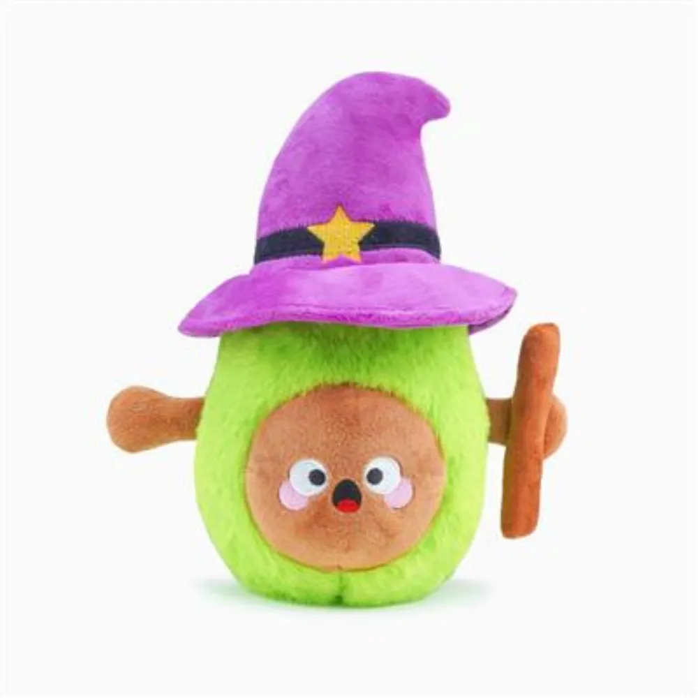 Avocado Wizard Plush Dog Toy