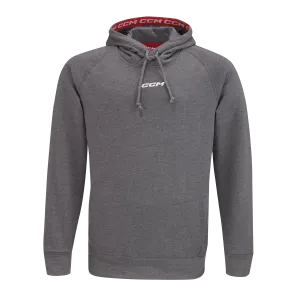 CCM S22 Team Fleece Pullover Hoodie Youth Grey