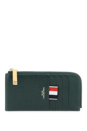 Thom browne grain leather cardholder